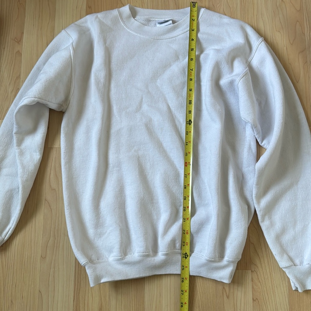 Plain White crewneck